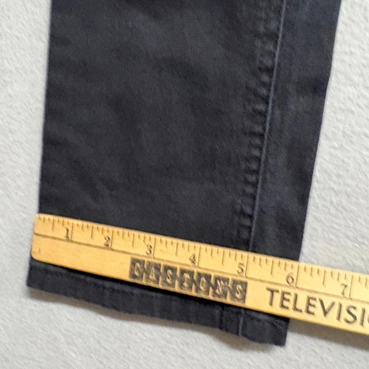 Dickies Womens Pants Size 1 Black Low Rise Bootcut Stretch Chino Workwear
