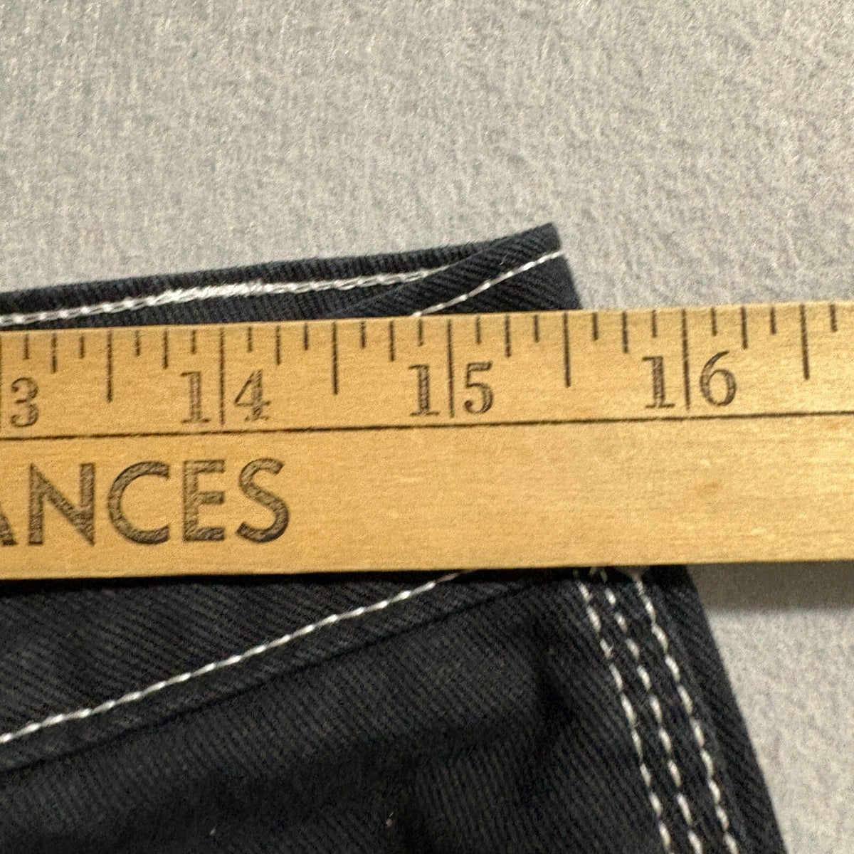 Dickies Girl Work Pants Size 7/28 Black Contrast Stitch Utility Carpenter Y2K