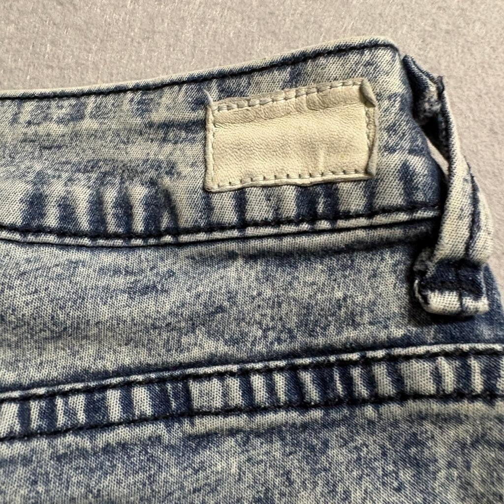 BDG Ankle Cigarette Jeans Womens 28 Blue Acid Wash Stretch Denim Made in USA