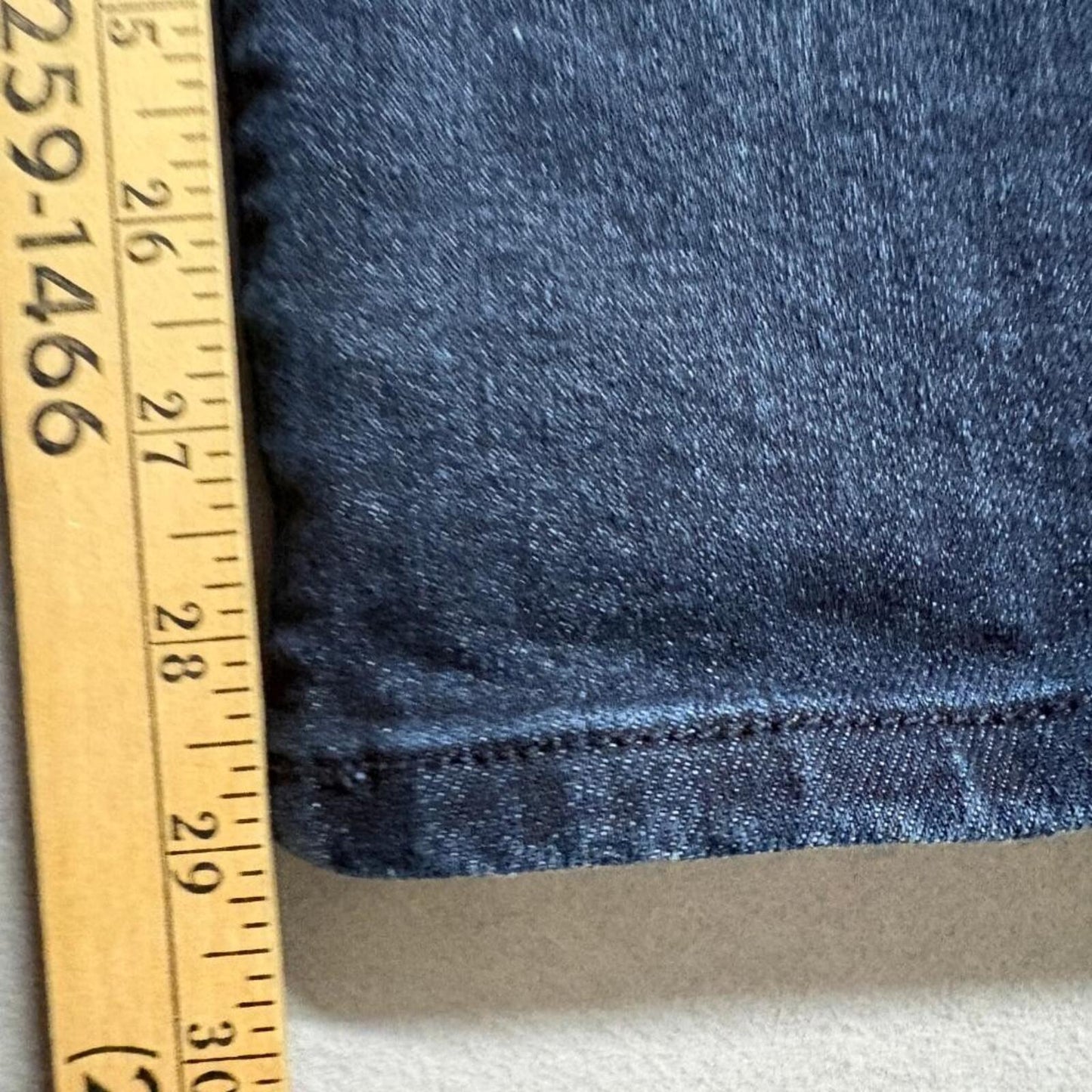 Terra & Sky Straight Leg Jeans Womens 16W Dark Wash Blue Stretch Denim