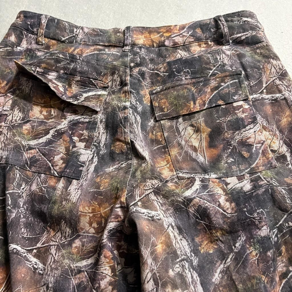 Birdie Real Tree Camo Cargo Pants Mens 2XL Forest Camouflage Hunting Utility