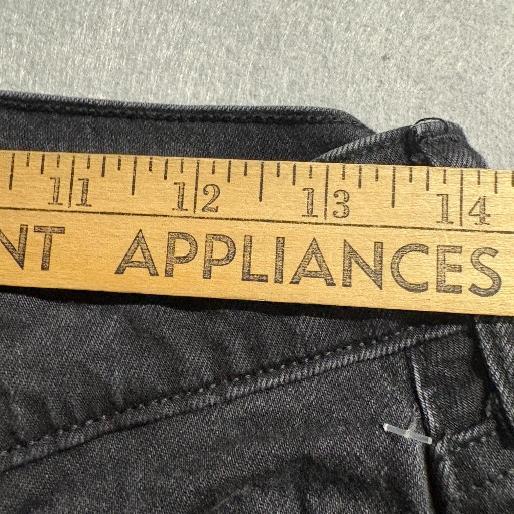 Abercrombie & Fitch Bootcut Jeans Womens 27 Mid Rise Black Denim Stretch