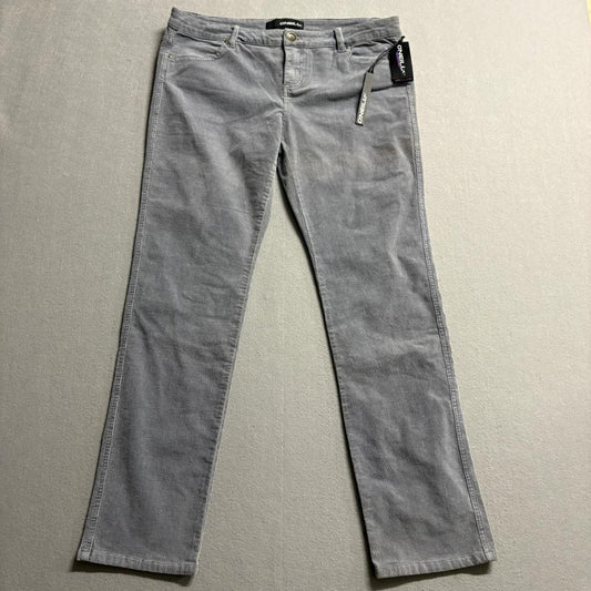 ONeill Mojave Corduroy Pants Womens Size 13 Gray Desert Rose Straight Leg NWT