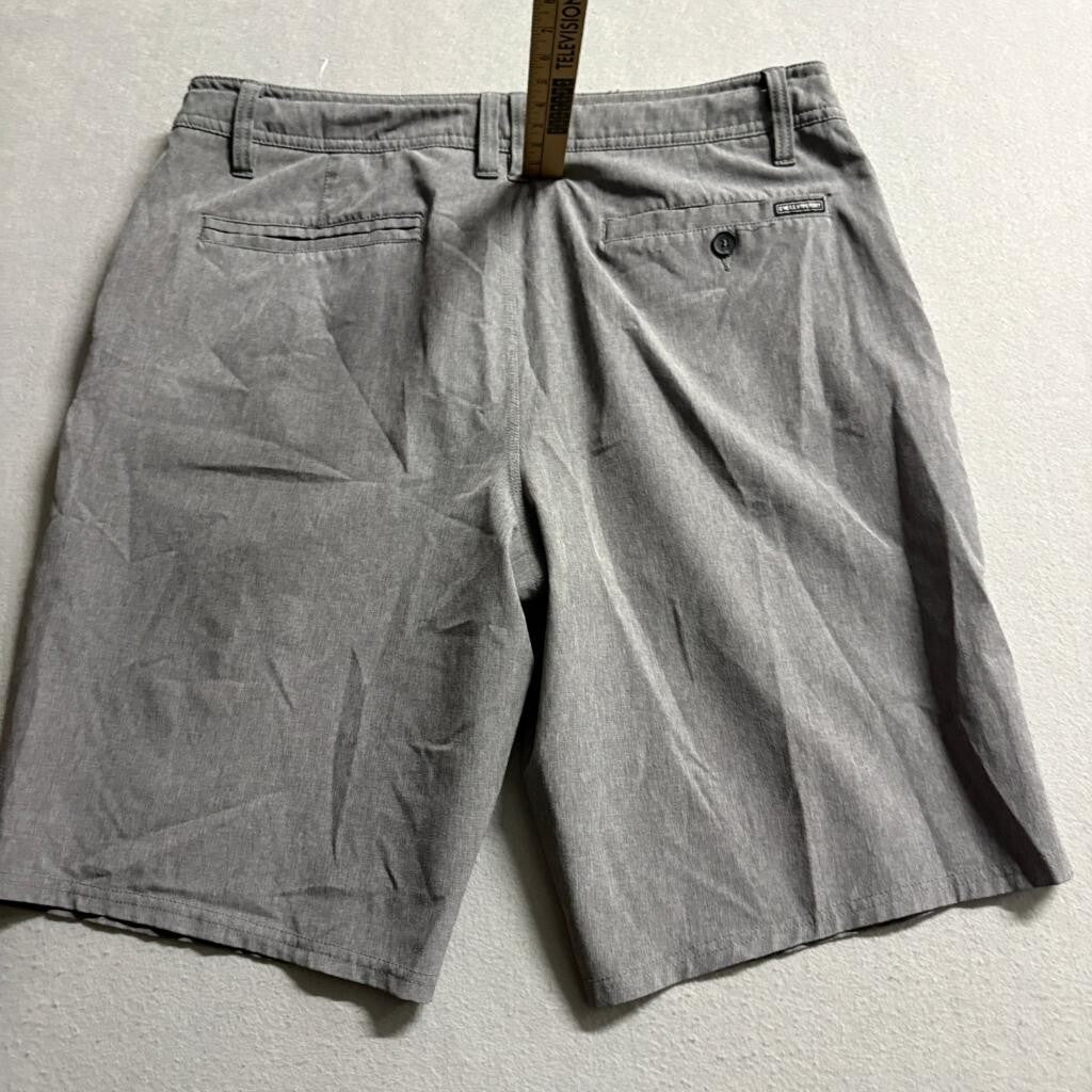 ONeill Hybrid Shorts Mens 34 Gray Hyperdry Boardshorts Walkshorts Stretch
