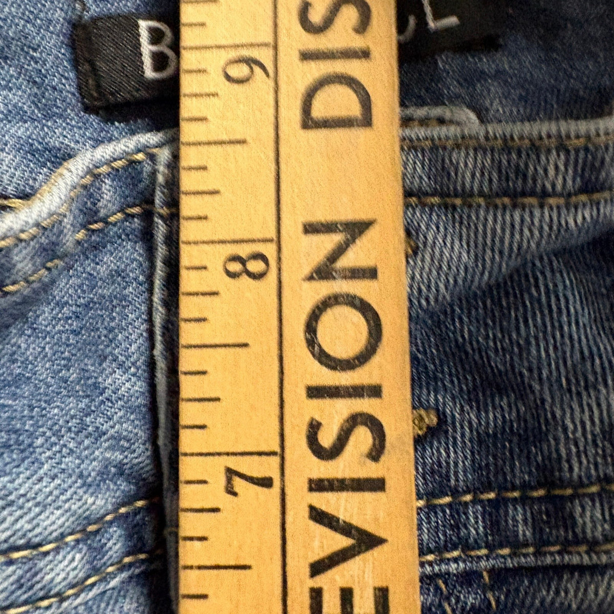 Blue Spice Wide Leg Jeans Womens Size 5 Blue Denim High Rise Stretch Y2K