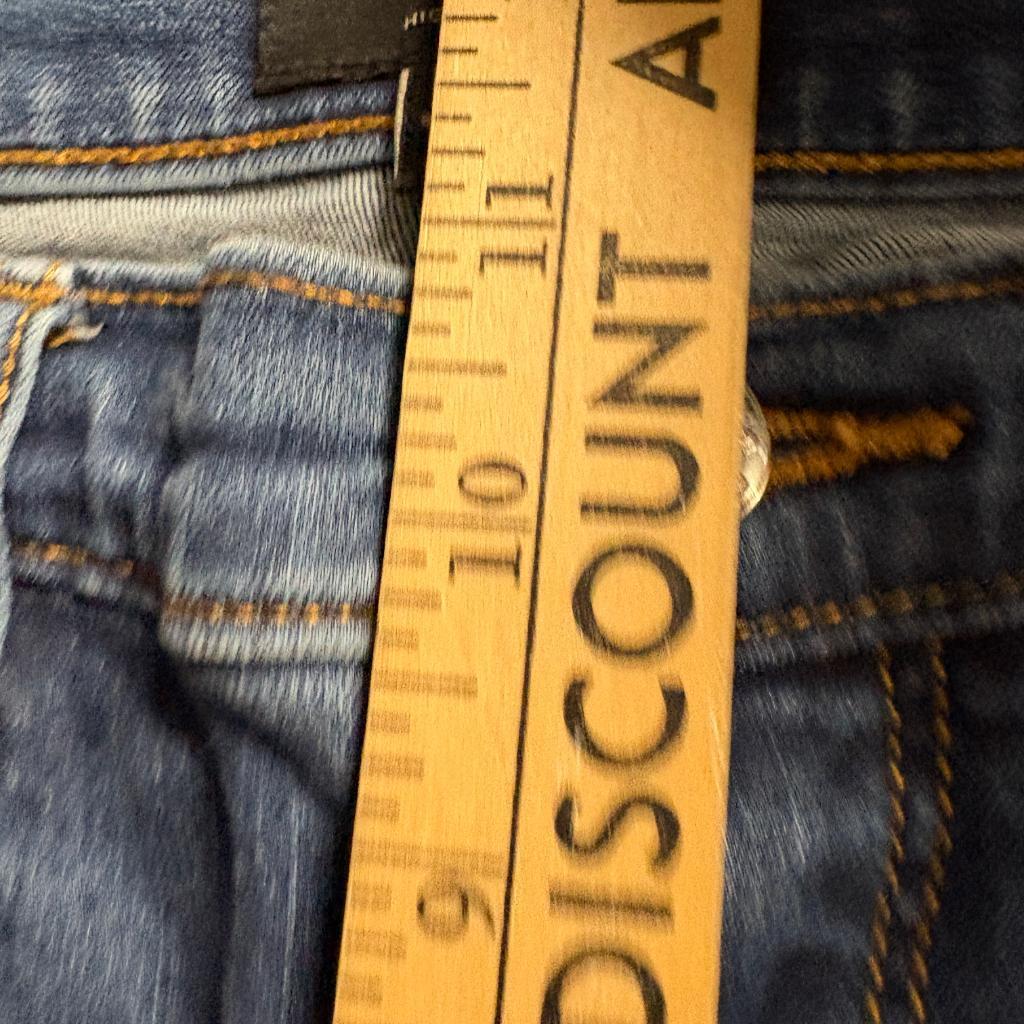 Banana Republic High Rise Skinny Jeans Womens 31/12P Blue Washwell Denim Petite