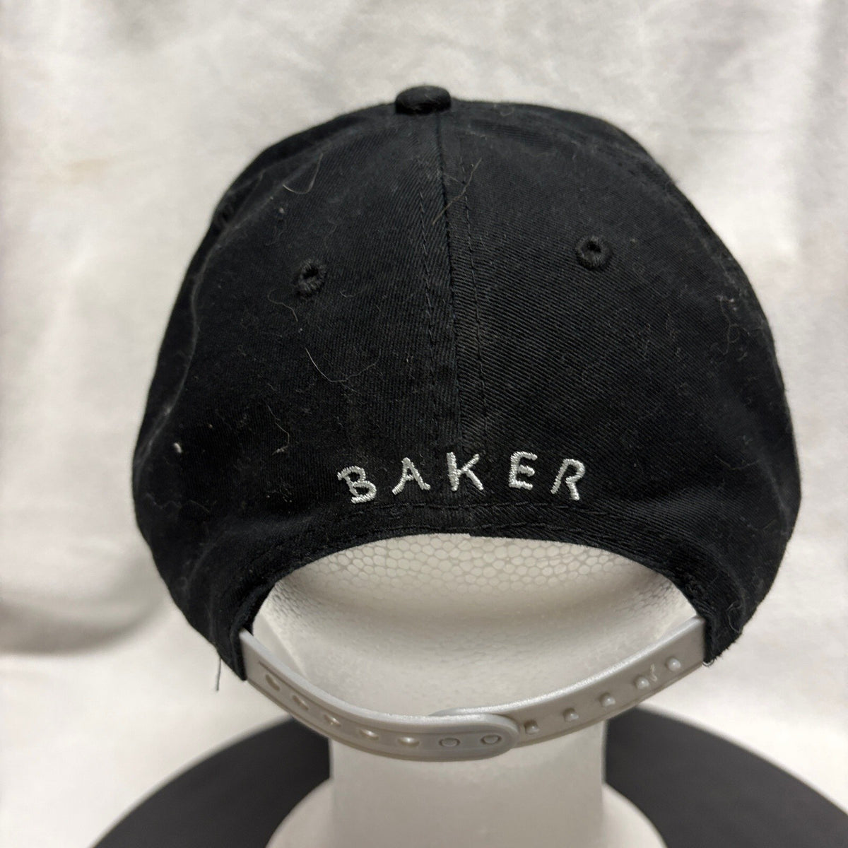 Baker Skateboards Grim Reaper B Logo Snapback Hat Mens One Size Black Cotton - Photo 4