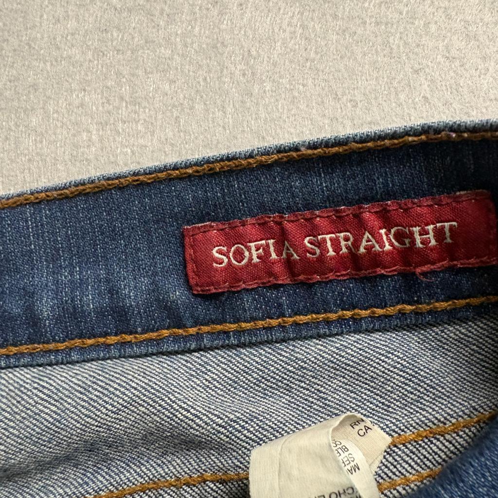 Lucky Brand Sofia Straight Jeans Womens Size 8 29 Regular Blue Denim Stretch