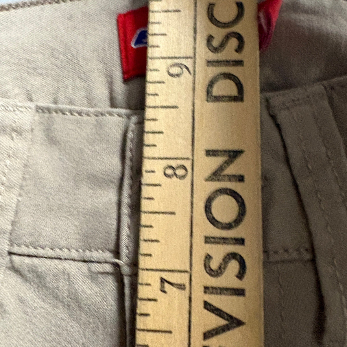 Dickies Girl Womens Skinny Pants Size 0/24 Khaki Beige Stretch Chino GM146