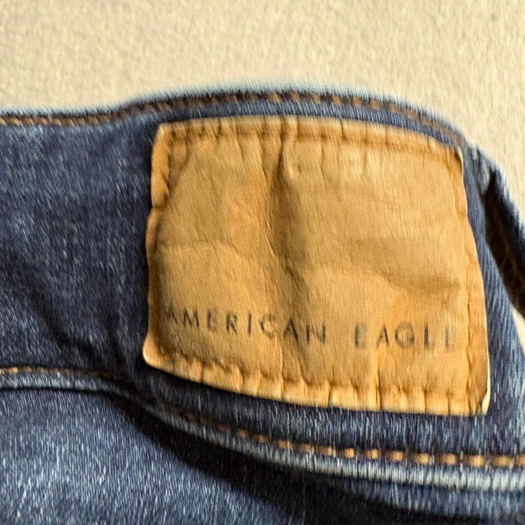 American Eagle Kick Boot Jeans Womens Size 2 Regular Next Level Stretch Blue