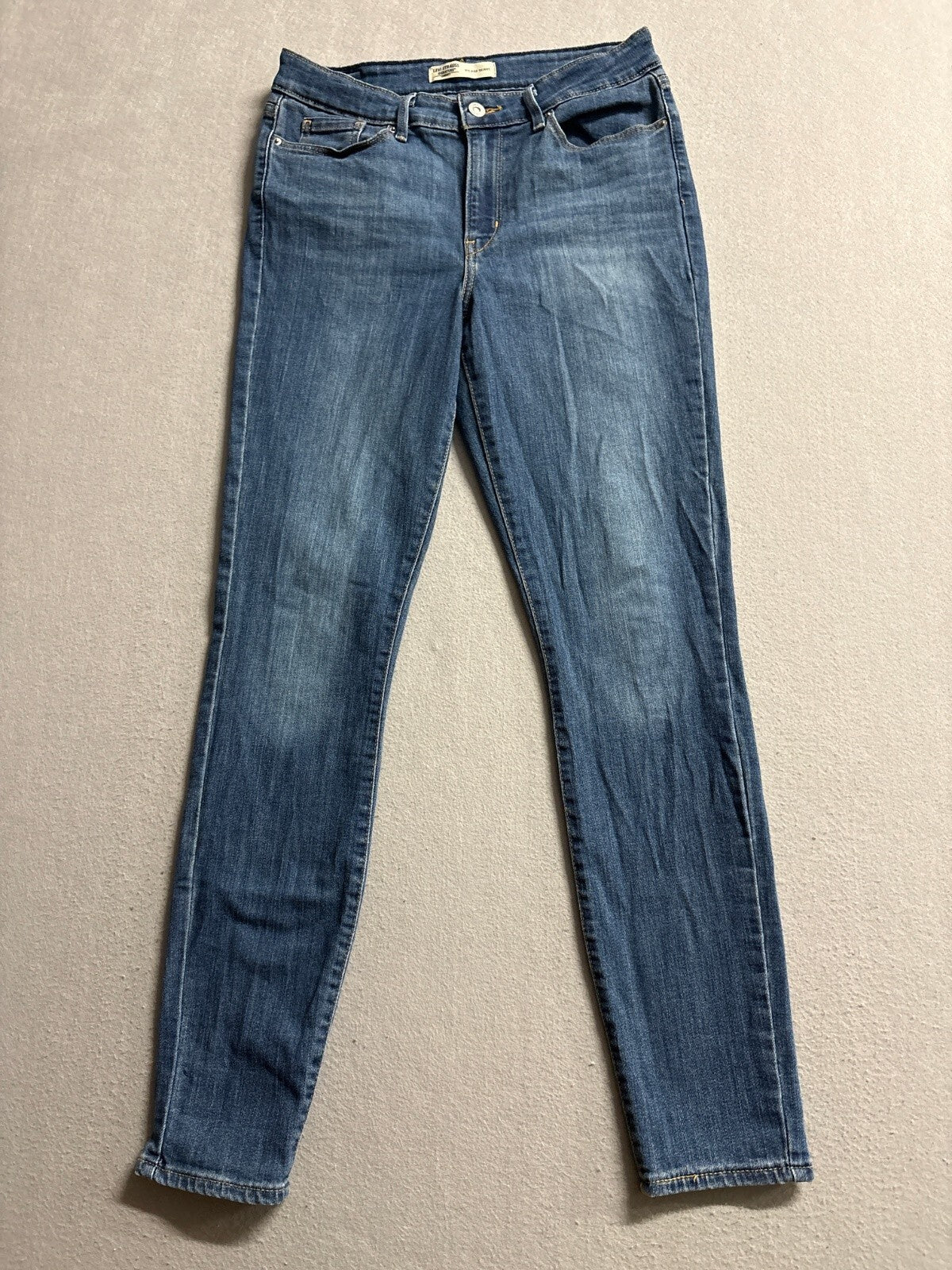 Signature by Levi Strauss Co Gold Label Womens Mid Rise Skinny Jeans Size 6L W28