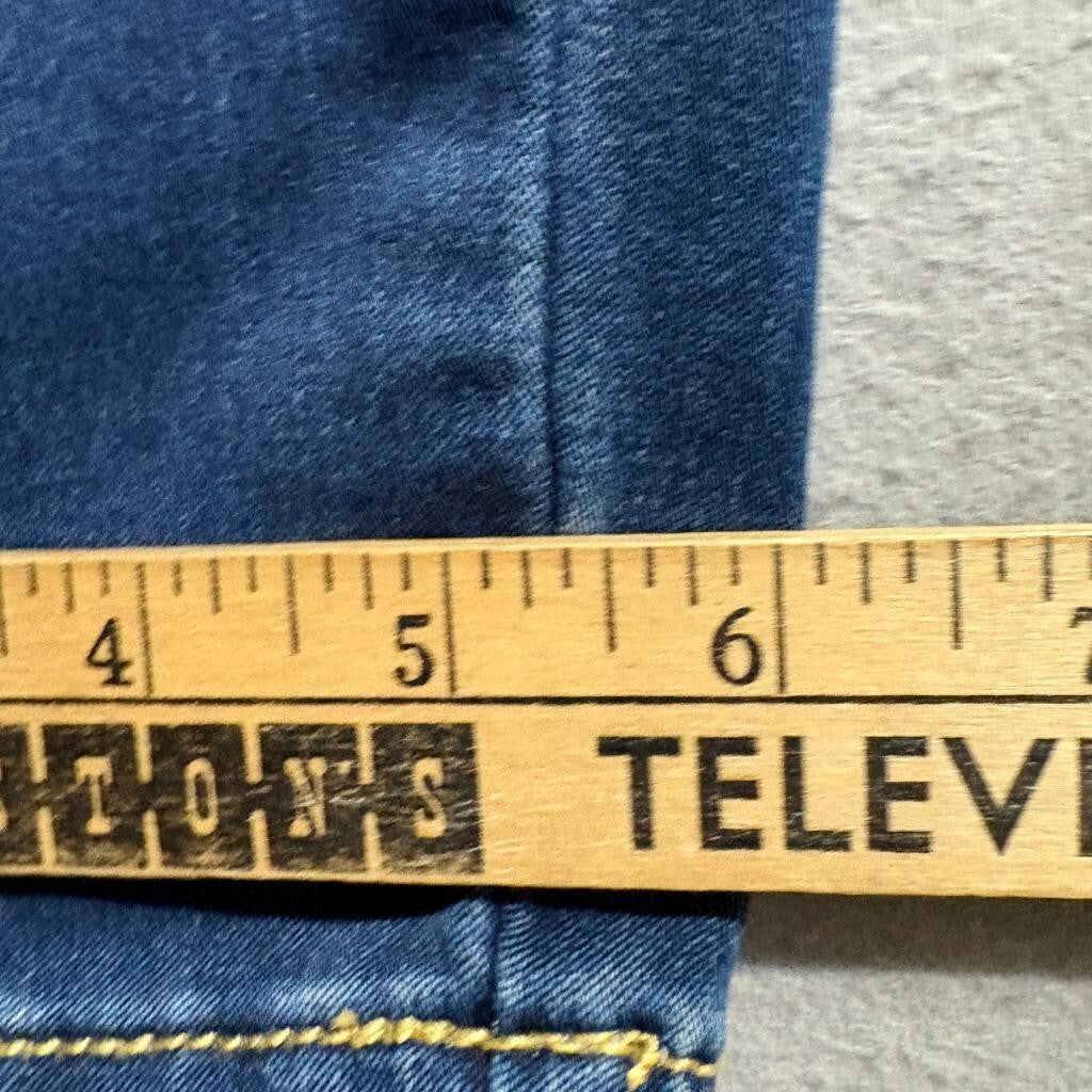 Seven7 High Rise Skinny Jeans Womens Size 12 Blue Denim Stretch Pockets