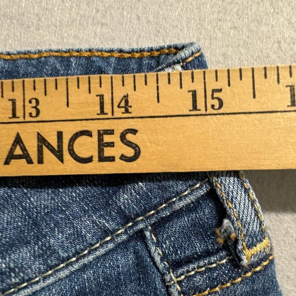 Hollister Jeans Womens 5S W27 L31 Blue Denim Low Rise Straight Leg Stretch