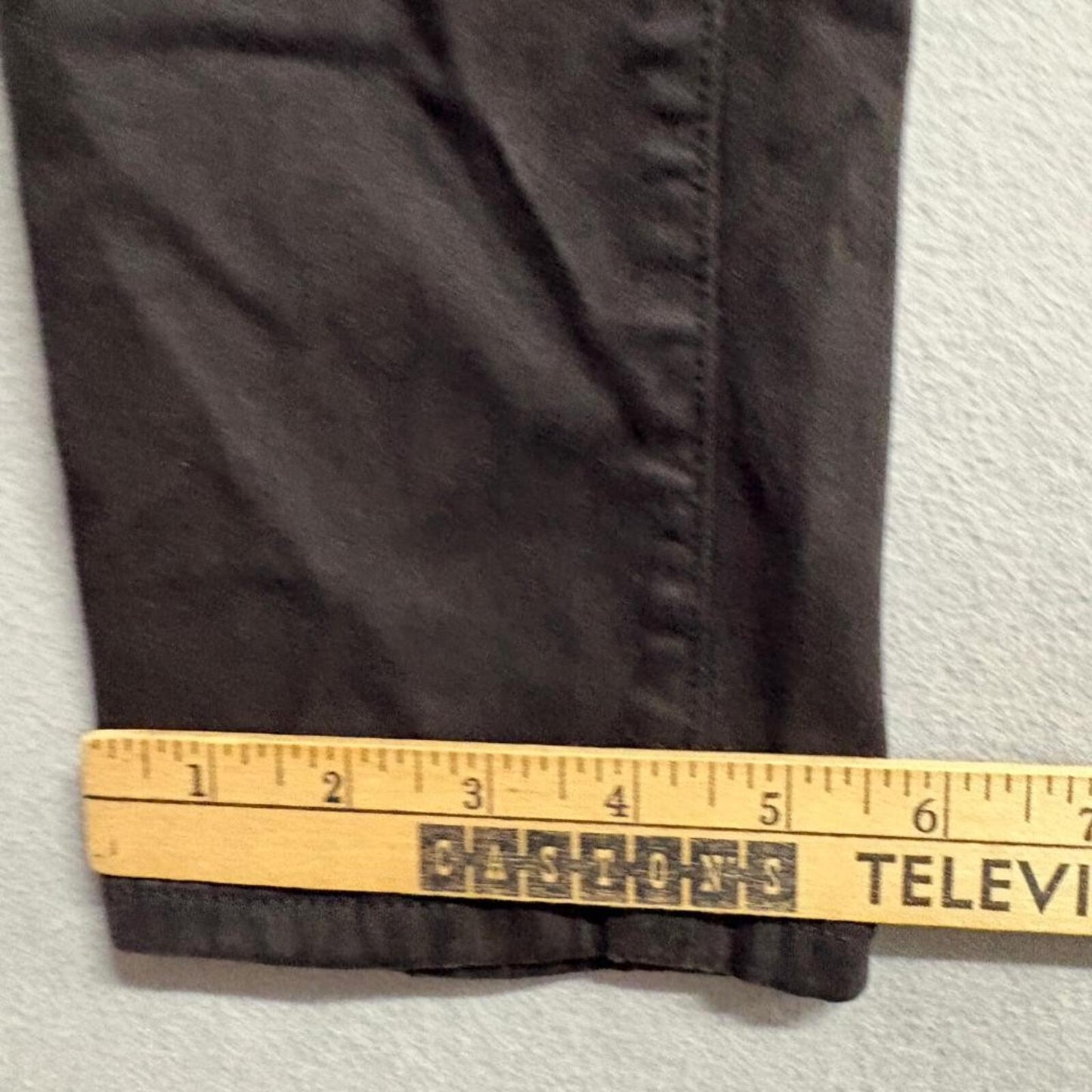 American Eagle Outfitters Pants Mens 0 Regular Black Stretch Chino Casual