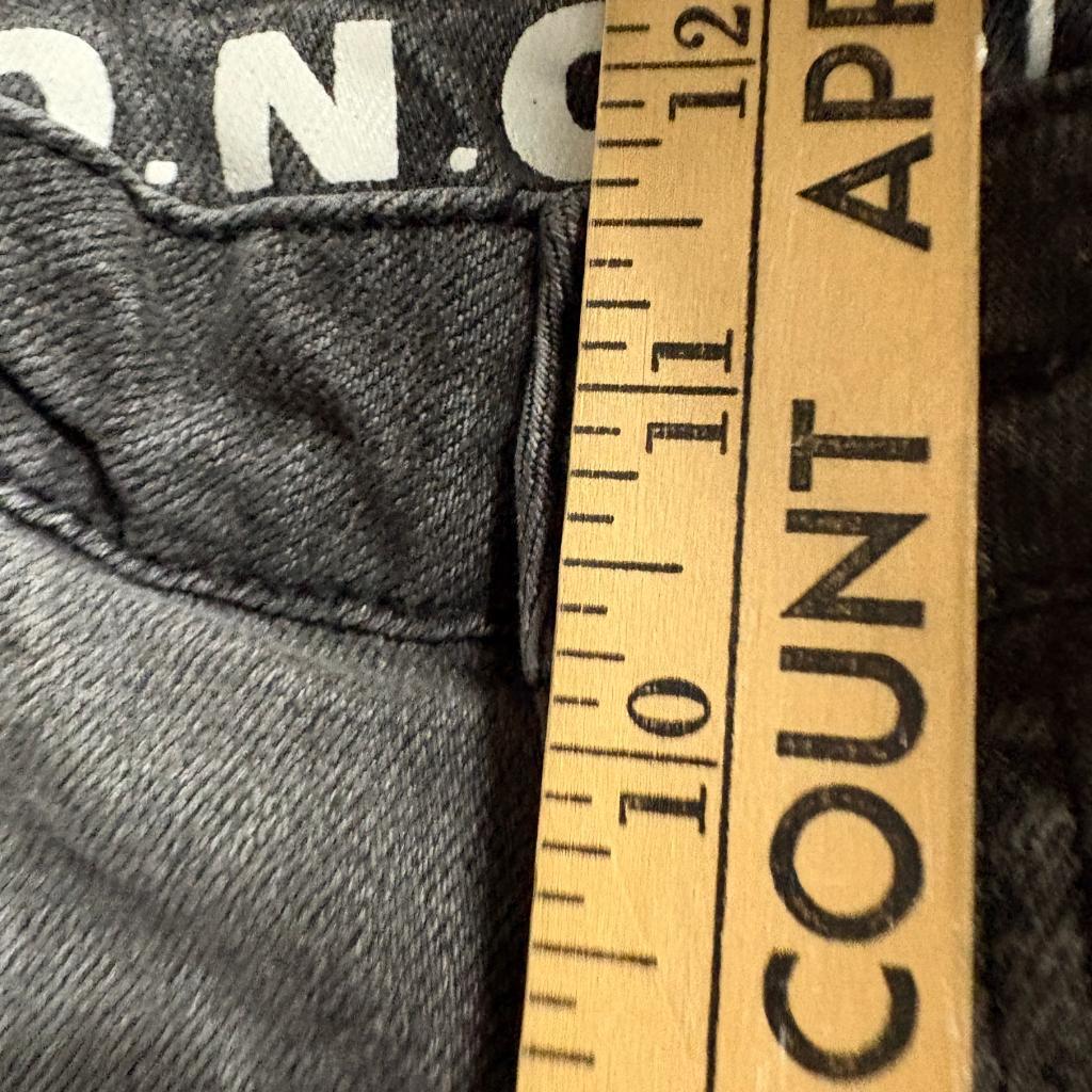 S.O.N.G. Street Jean Womens Size 15/32 Gray High Rise Wide Leg Denim Jeans
