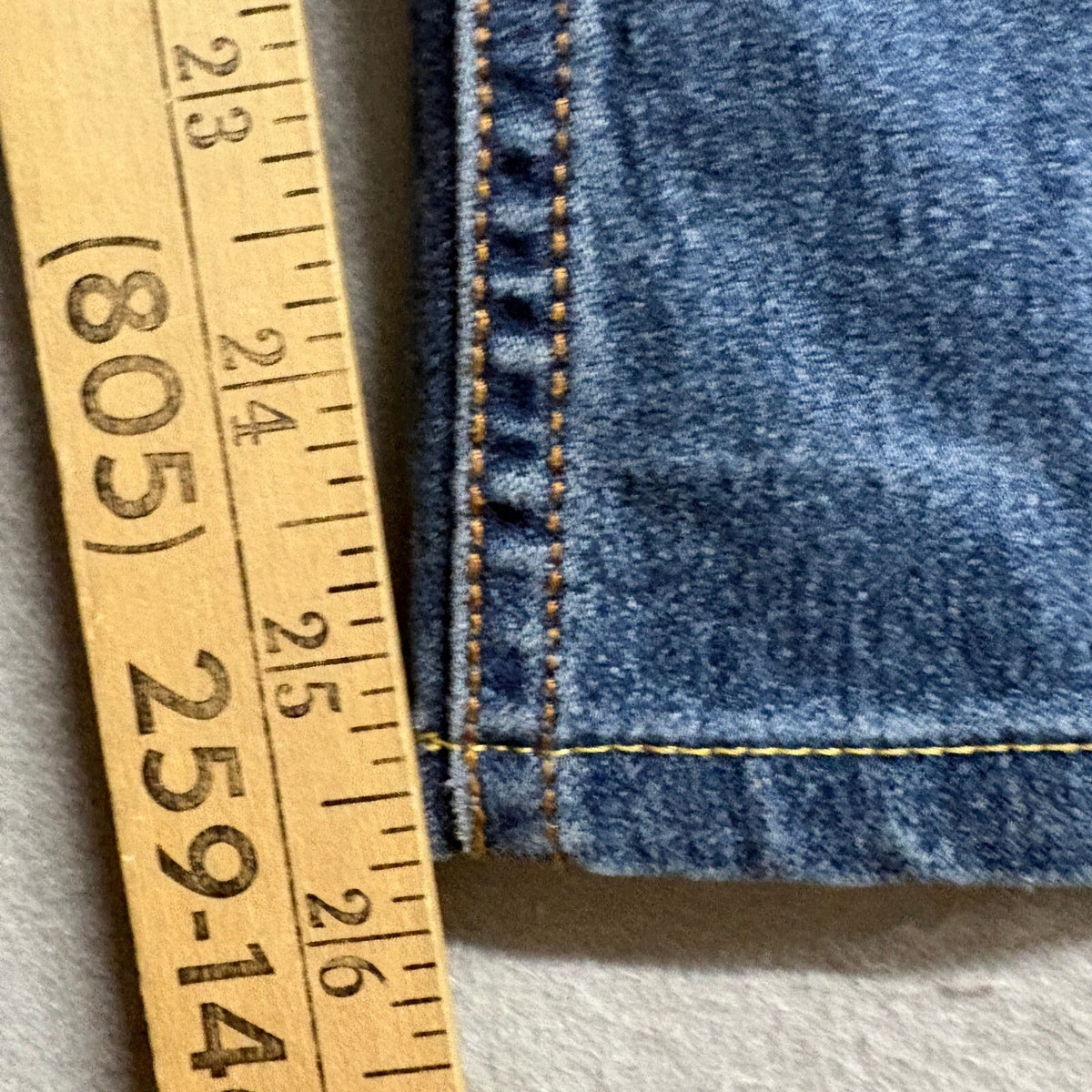 ATTENTION Womens Blue Medium Wash Bootcut Jeans Size 10 Flap Back Pockets