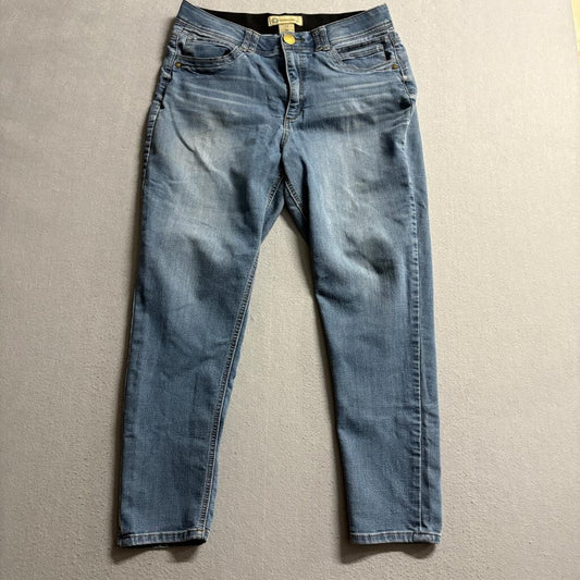 Democracy Ab Technology Skinny Jeans Womens Size 12 Blue Stretch Denim