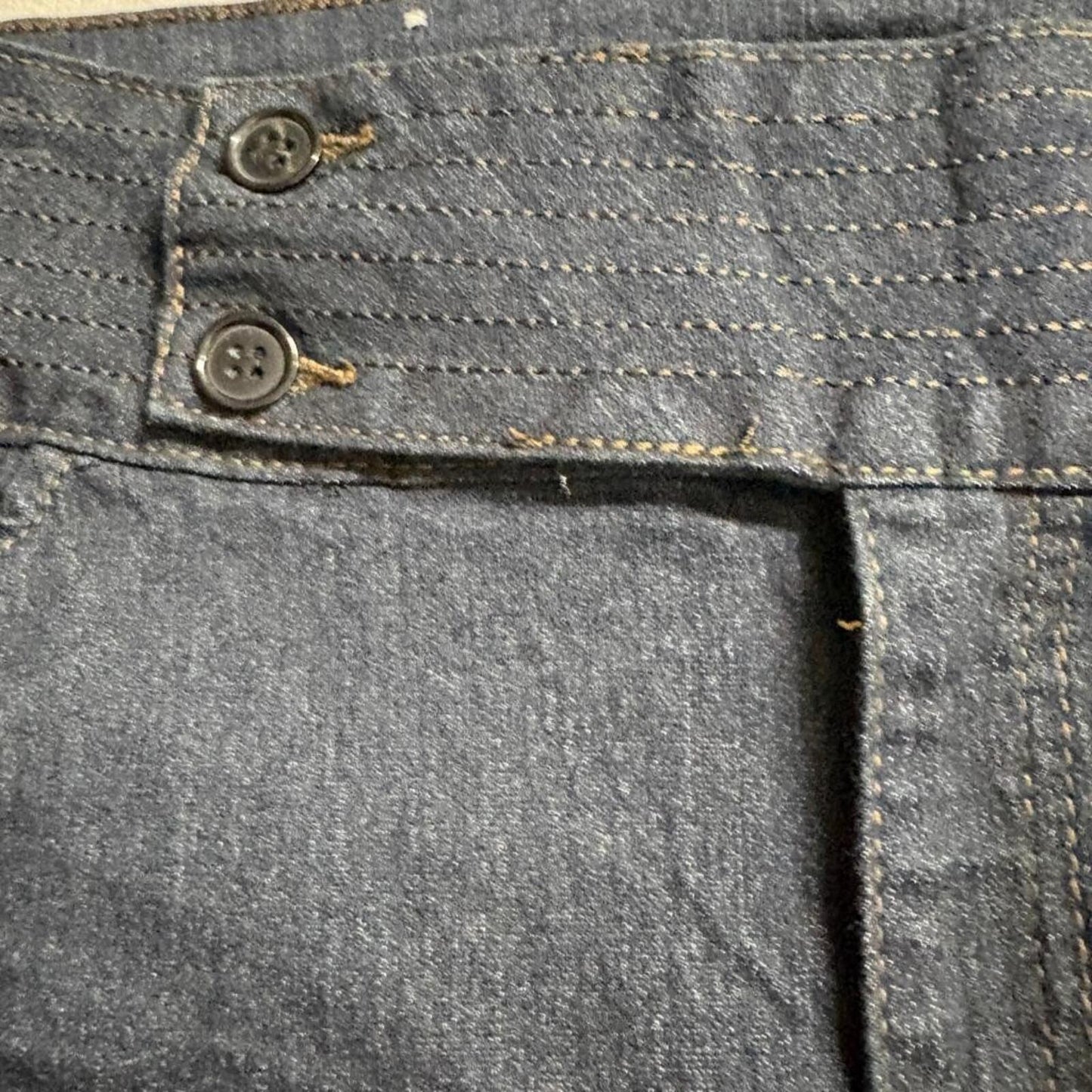Diamante Womens High Rise Skinny Jeans Dark Wash Stretch Denim Size 30x31 Made