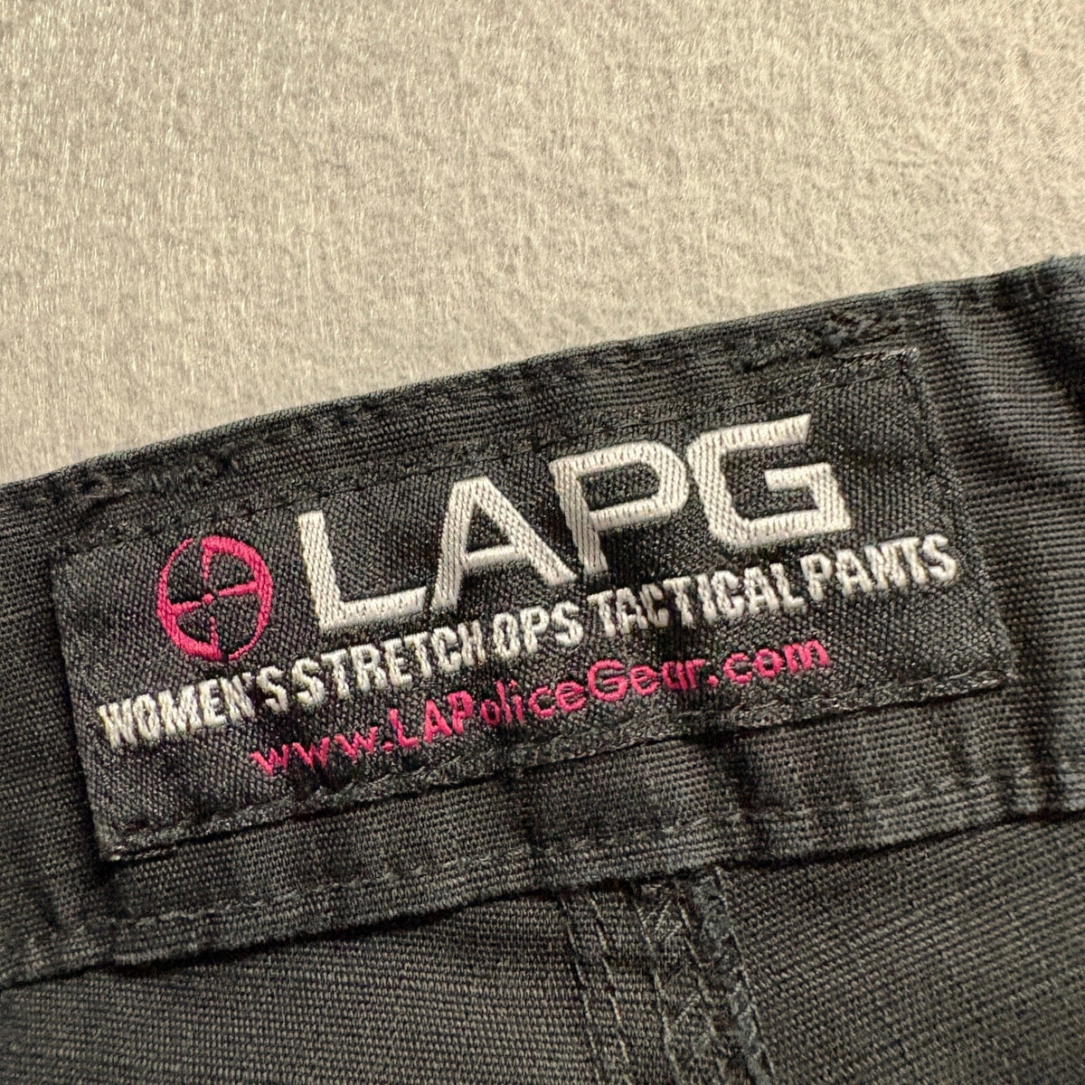 LA Police Gear Women's Stretch Ops Tactical Pants Size 14 Long Black Cargo LAPG