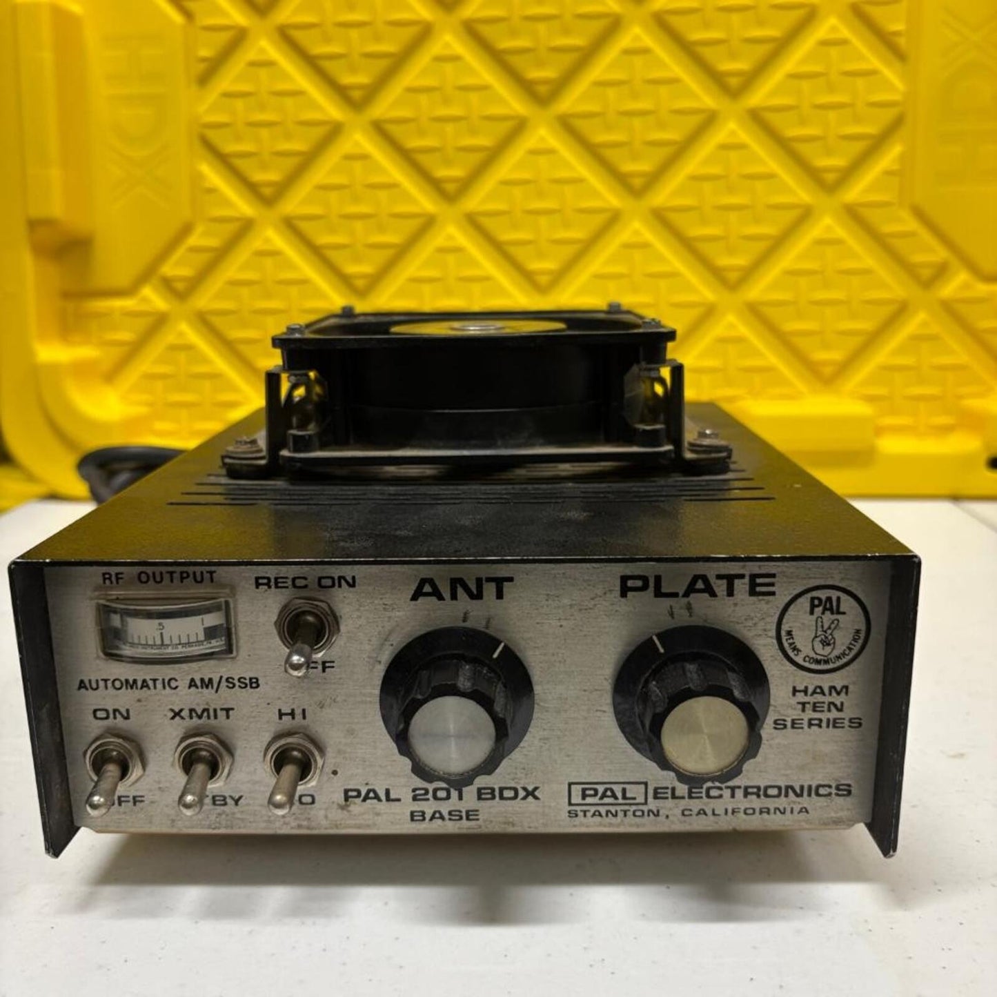 Pal Electronics Pal 201 BDX Base Linear Amplifier Ham Ten Series Stanton CA