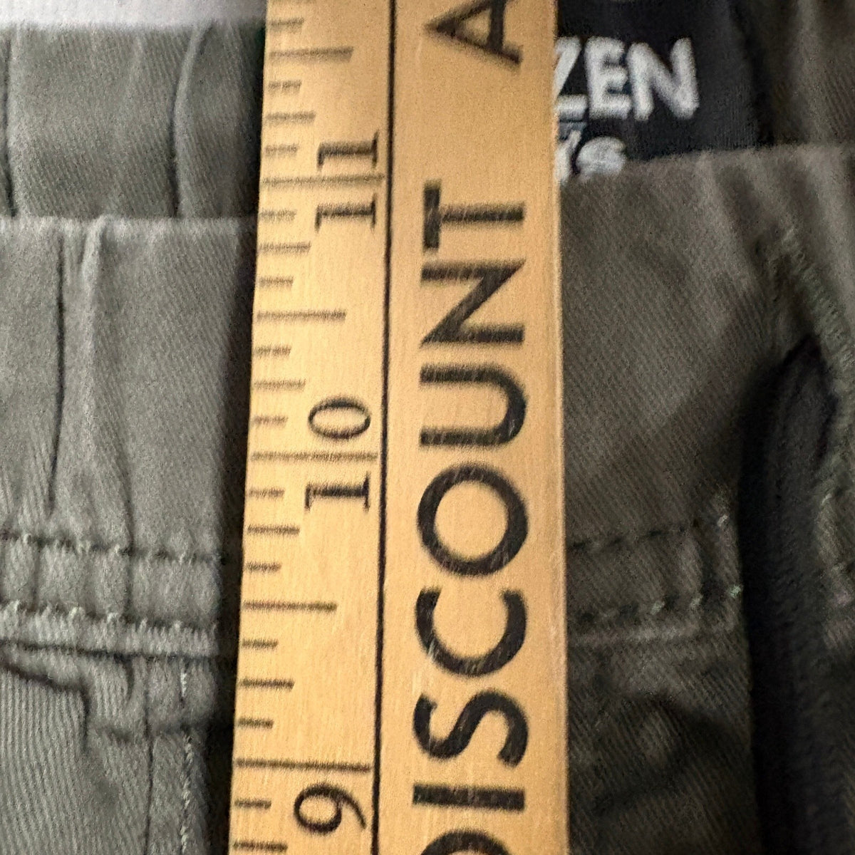 Denizen from Levis Mens Jogger Pants Green Cotton Stretch Elastic Waist Size