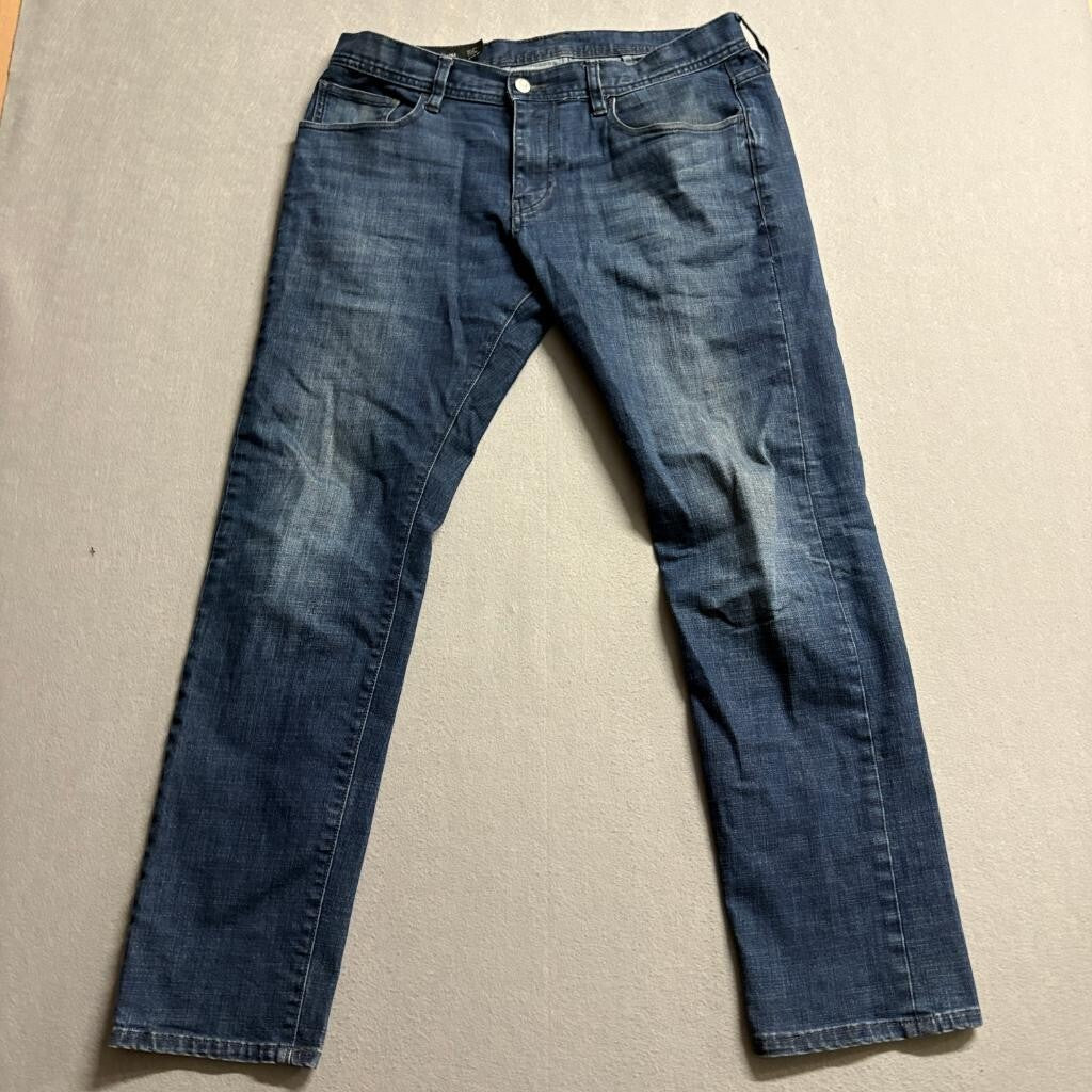 Armani Exchange Mens Slim Fit Jeans Size 33 Blue Denim Stretch Pants