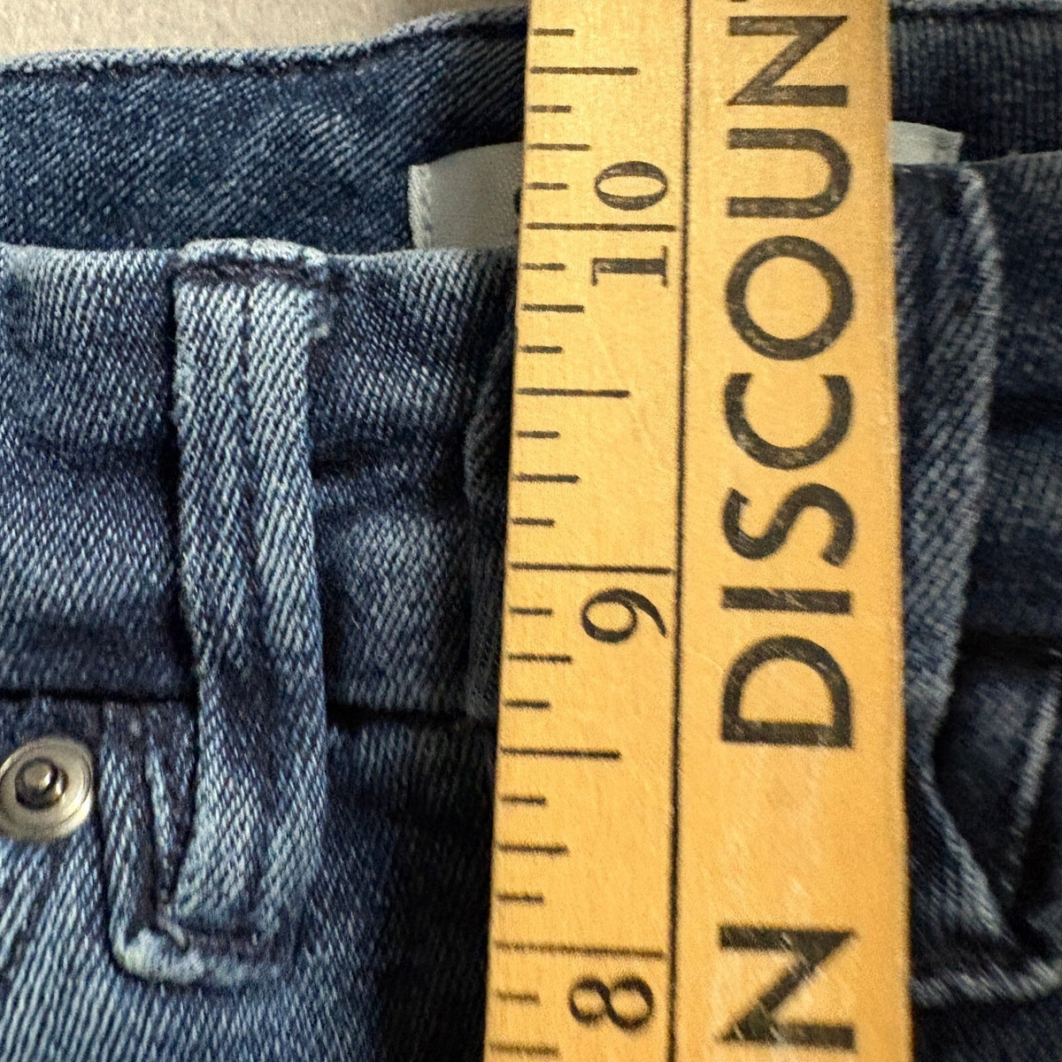 Good American Good Waist Skinny Jeans Womens 0/25 Blue Raw Hem High Rise Stretch