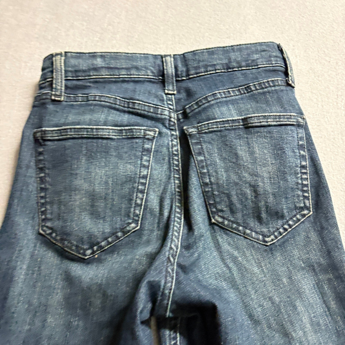 Topshop Moto Jamie Skinny Jeans Womens W24 L34 High Rise Stretch Blue Denim