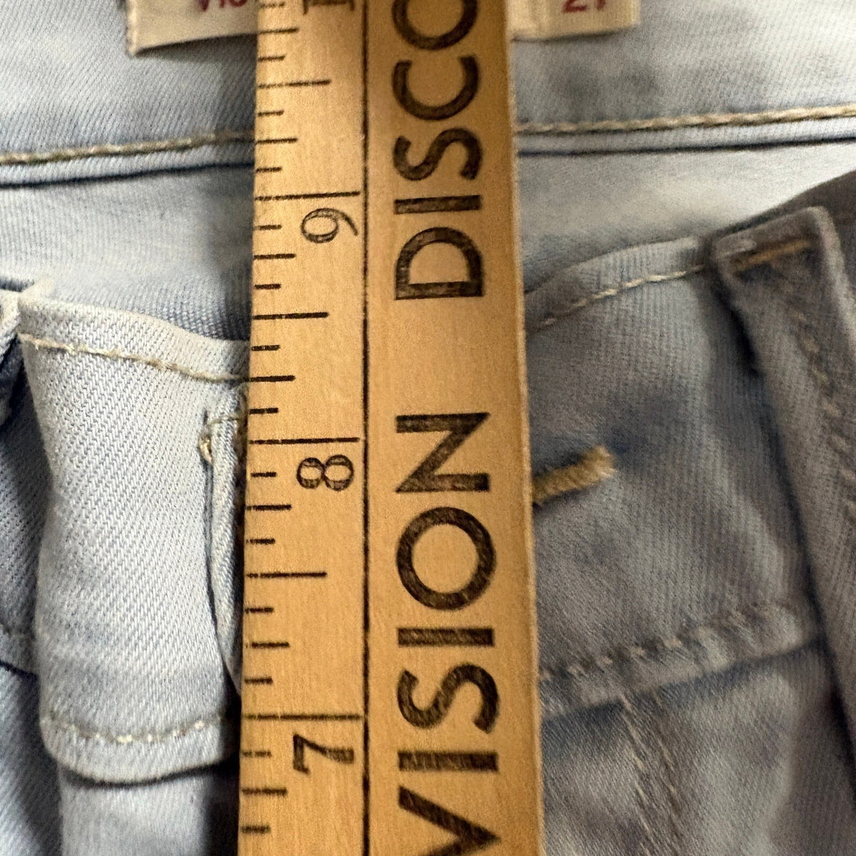 Levis 710 Super Skinny Jeans Womens 27 Light Wash Denim Stretch Blue