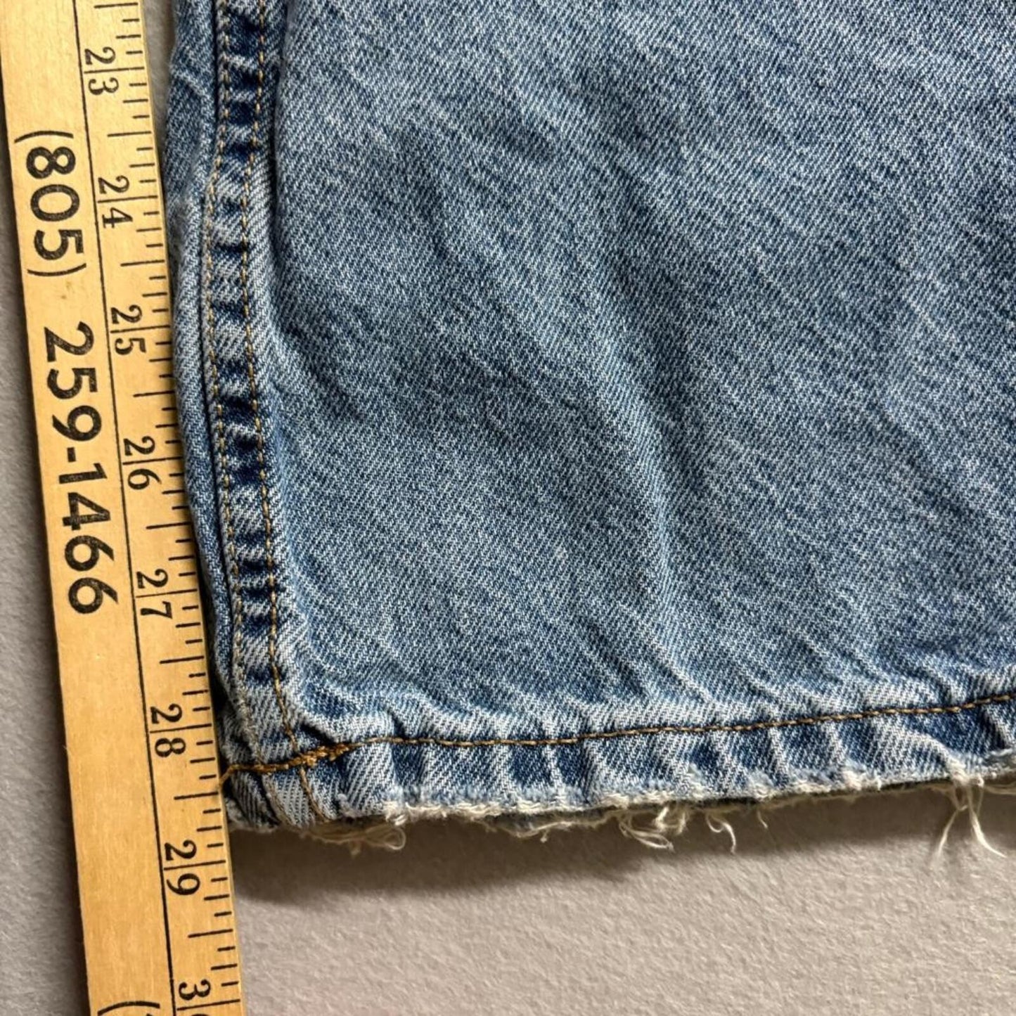 Aeropostale Low Rise 90s Baggy Jeans Womens 00 Reg Distressed Blue 100% Cotton