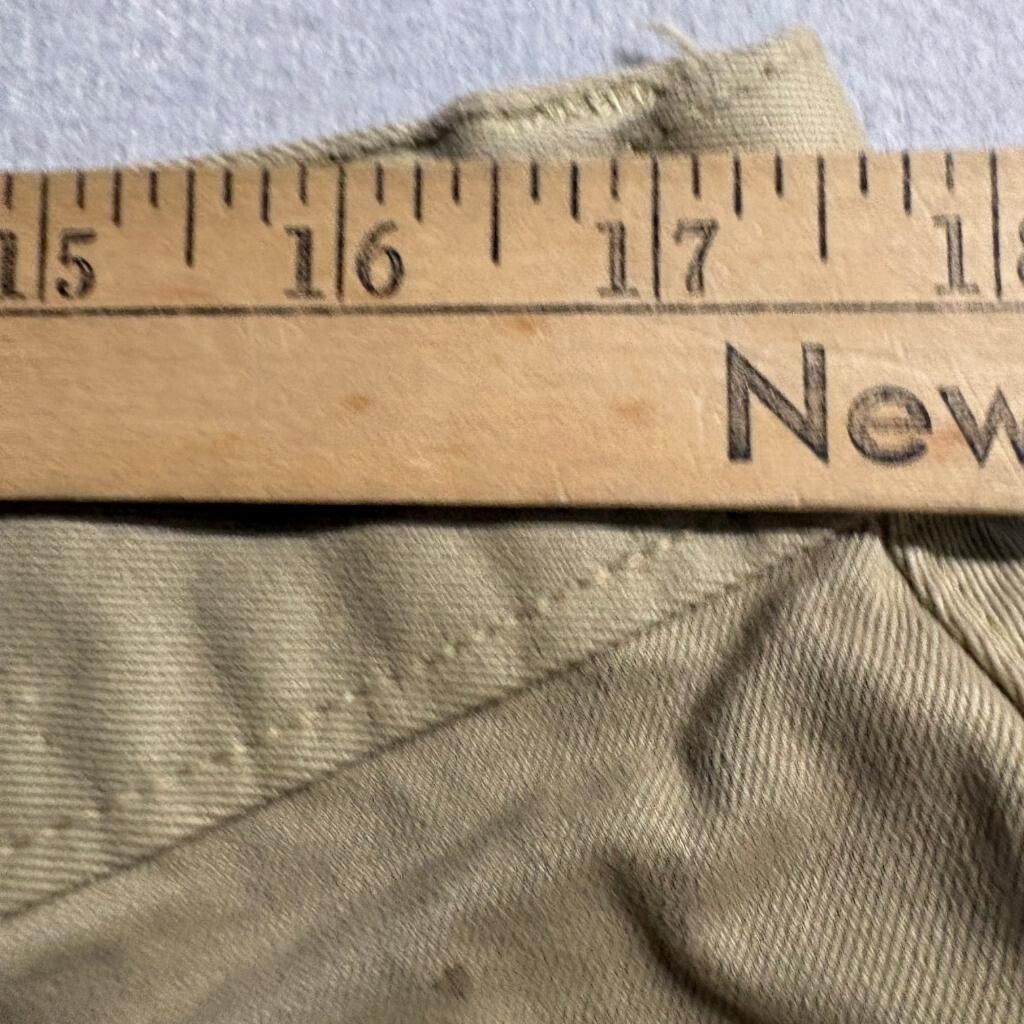 Evergreen Jeans Mens 38 Regular Khaki Brown Cotton Loose Straight Chino Pants