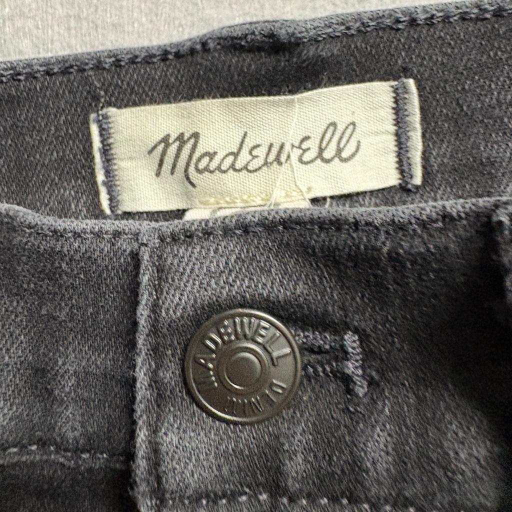 Madewell The Perfect Vintage Wide Leg Jeans Womens 27 Black High Rise Denim