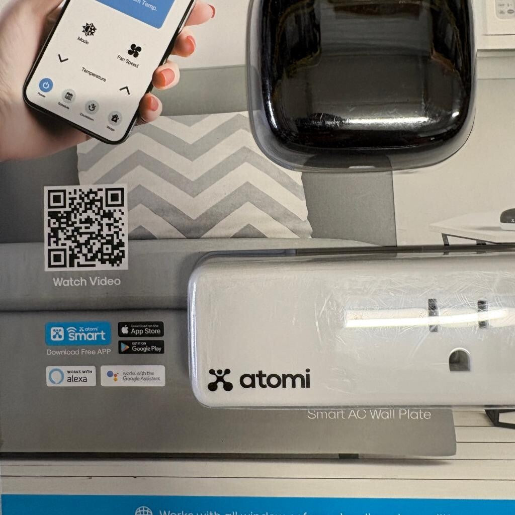 Atomi Smart AC Adaptor Wi-Fi Controller for Window Air Conditioners AT1310