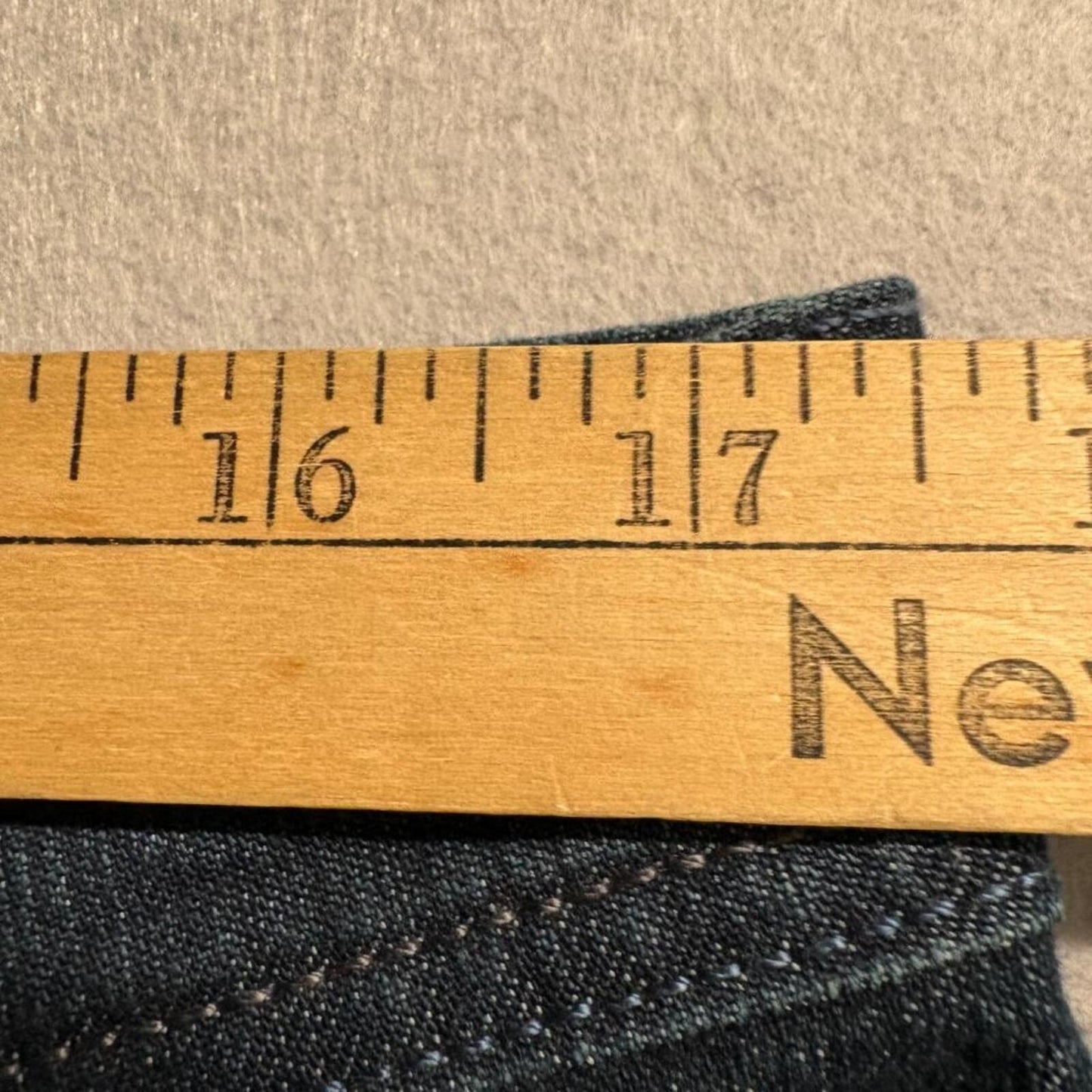 Gloria Vanderbilt Amanda Jeans Womens 16 Short Blue Denim Classic Fit Straight