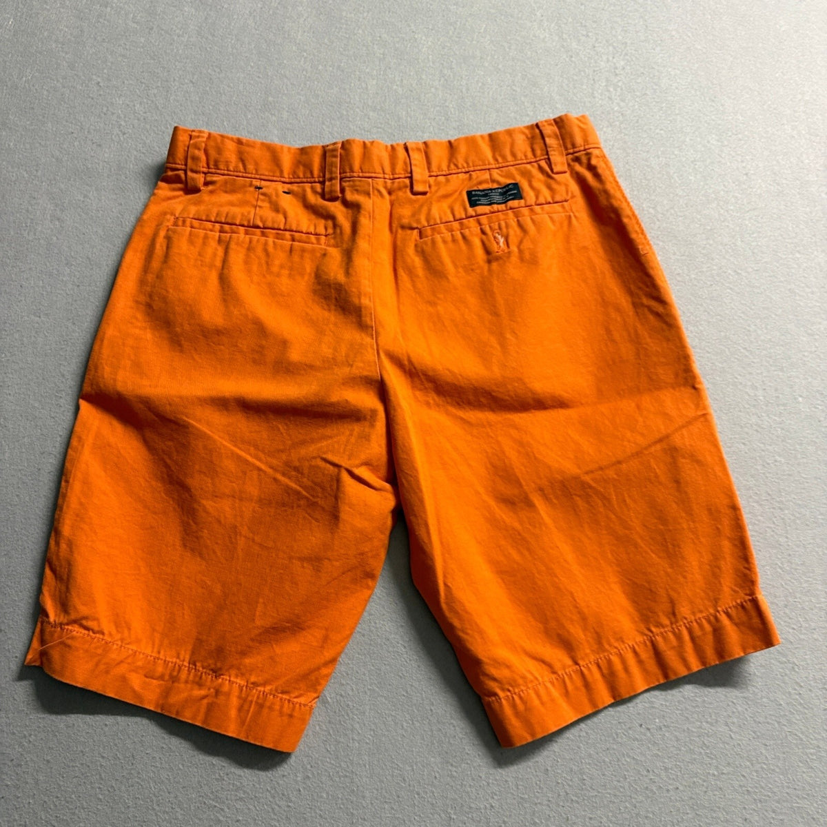 Banana Republic Chino Shorts Mens Size 29 Orange Cotton Casual Flat Front