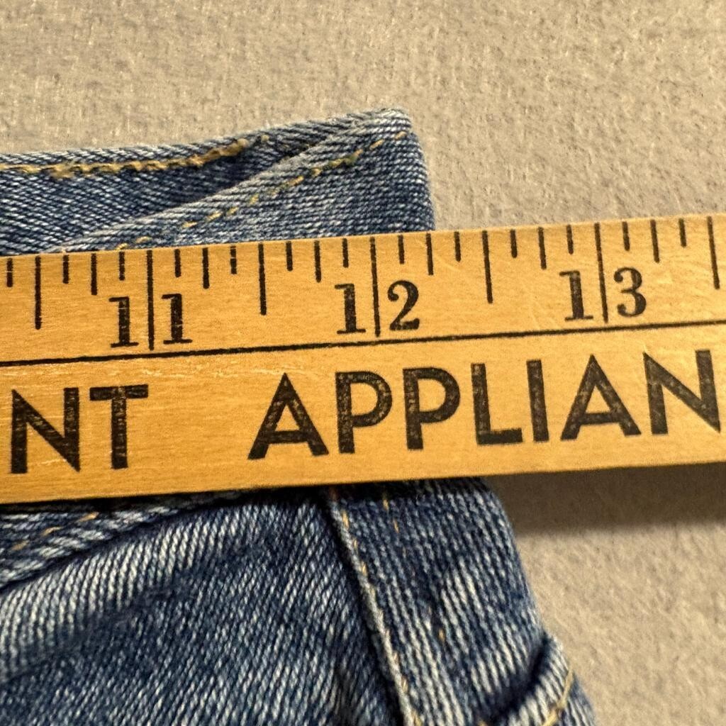 Gloria Vanderbilt Signature Label Jeans Womens 10 Long Blue Denim High Rise Mom