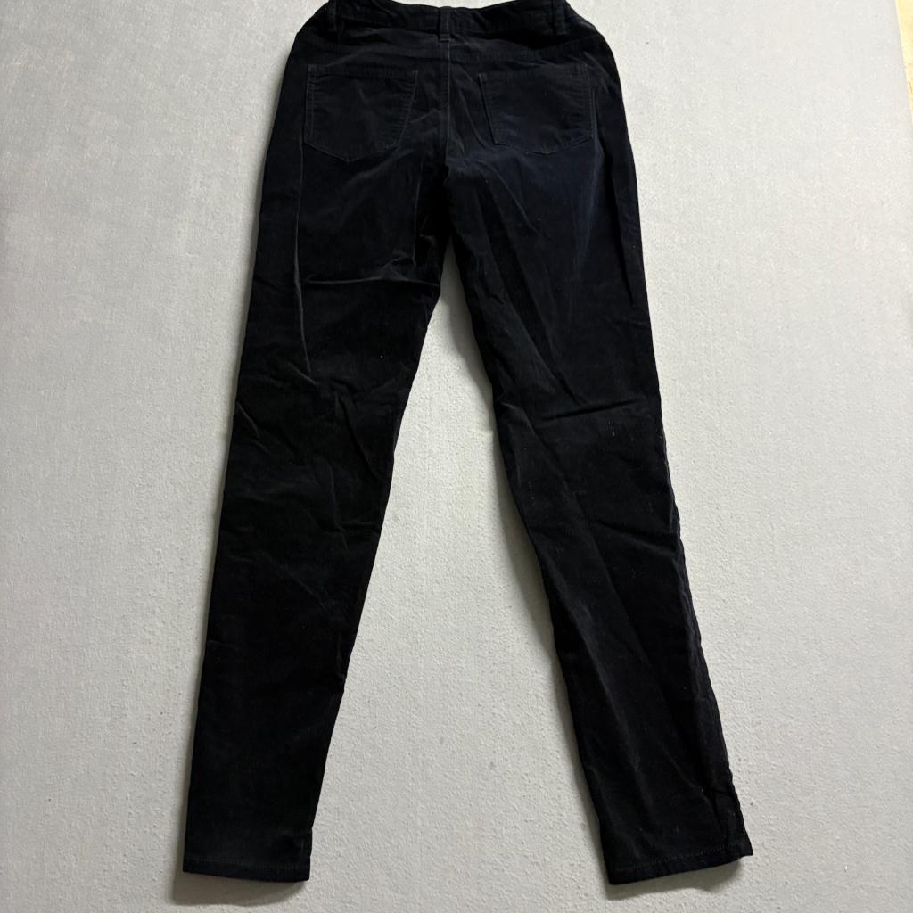 Buffalo David Bitton Marvel Velvet Skinny Jeans Womens 4/27 Black Mid Rise