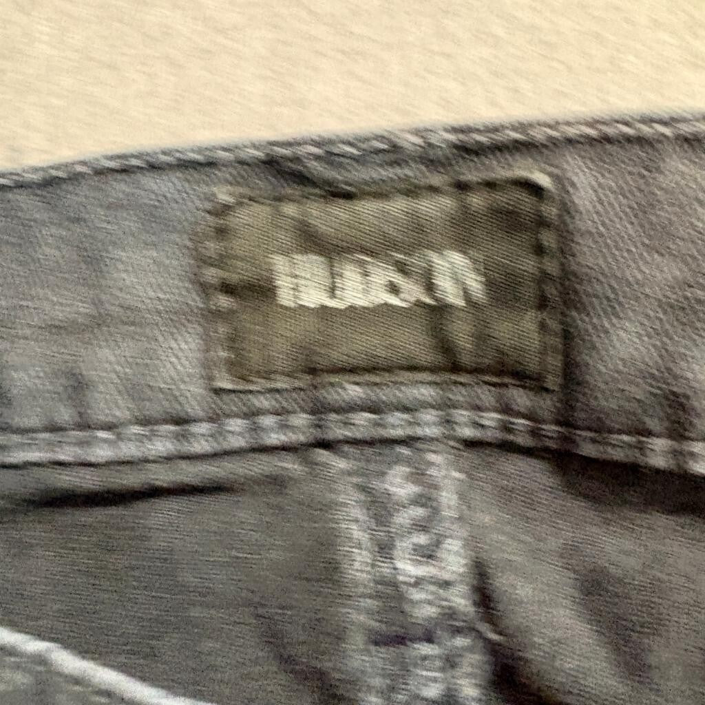 Hudson Nico Super Skinny Midrise Jeans Womens 29 Gray Denim Stretch