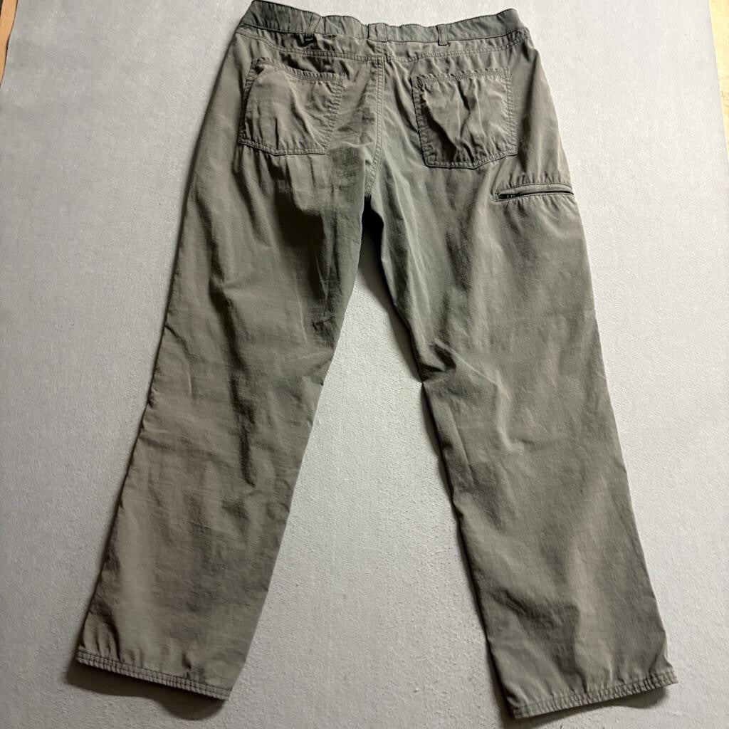 Denali Mens Pants 34x30 Gray Nylon Spandex Stretch Hiking Outdoor Cargo