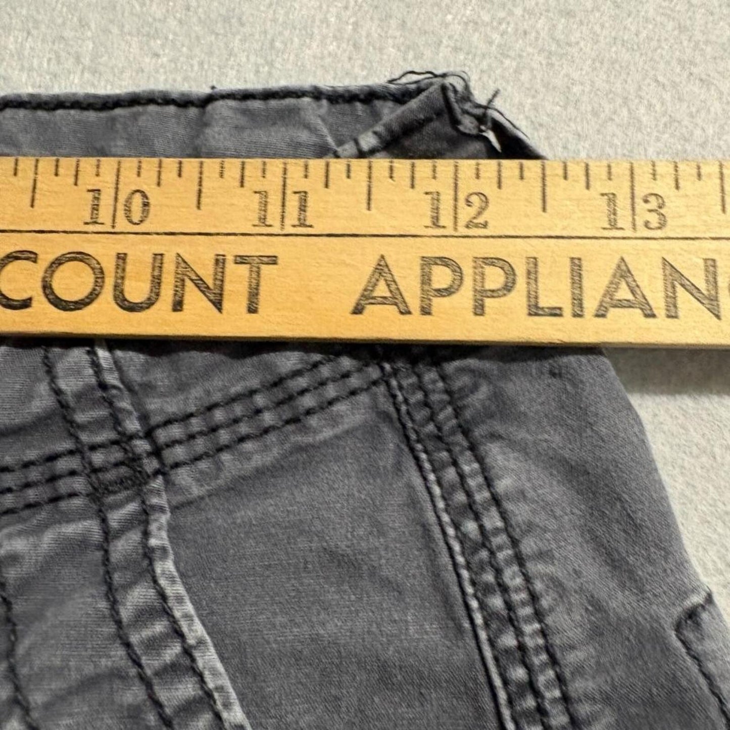American Eagle Cargo Pants Womens 00 Regular Gray Stretch Utility Y2K Gorpcore