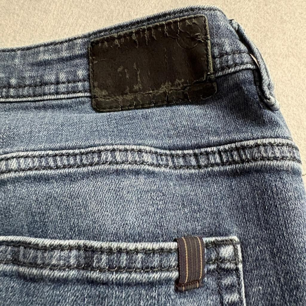 Buffalo David Bitton Jackson X Straight Stretch Jeans Mens 38x32 Blue Denim