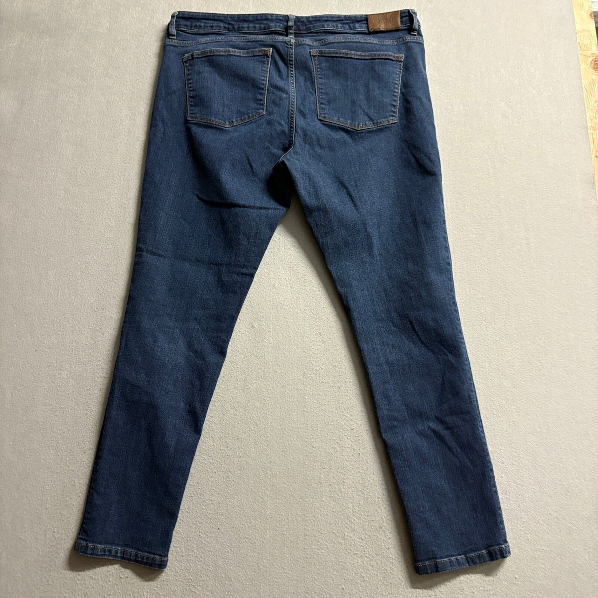 Lauren Ralph Lauren Jeans Womens 16 Blue Denim Stretch Skinny Leg Pants