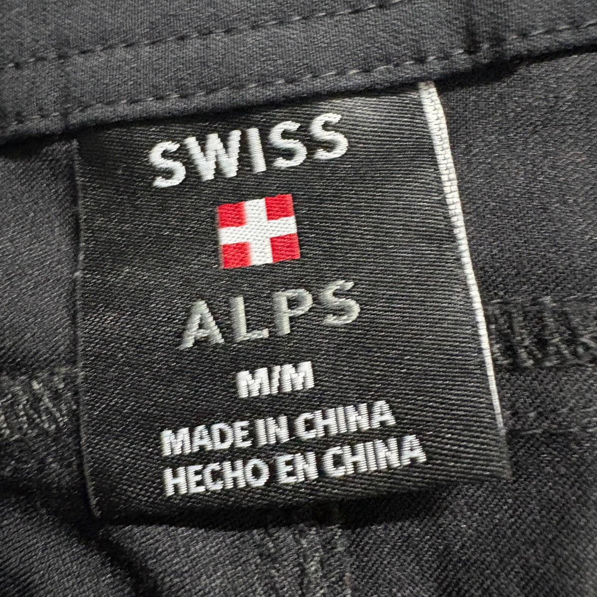 Swiss Alps Womens Pants Medium Black Hiking Outdoor Stretch Cargo Pockets
