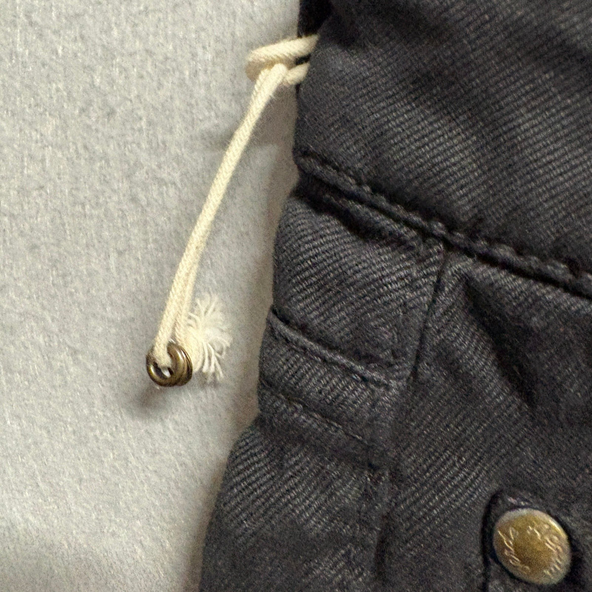 Acquaverde Vintage Denim Womens Skinny Jeans Black Gold Zipper Ankle Size 26