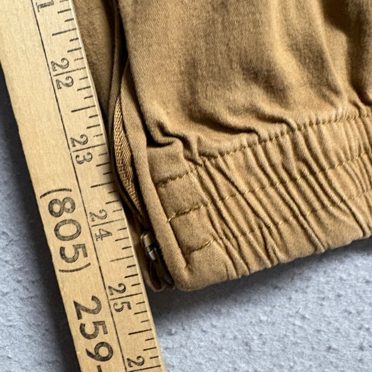 Brooklyn Cloth Co The Jogger Mens Large Tan Brown Ankle Zip Elastic Waist Pants - Photo 7