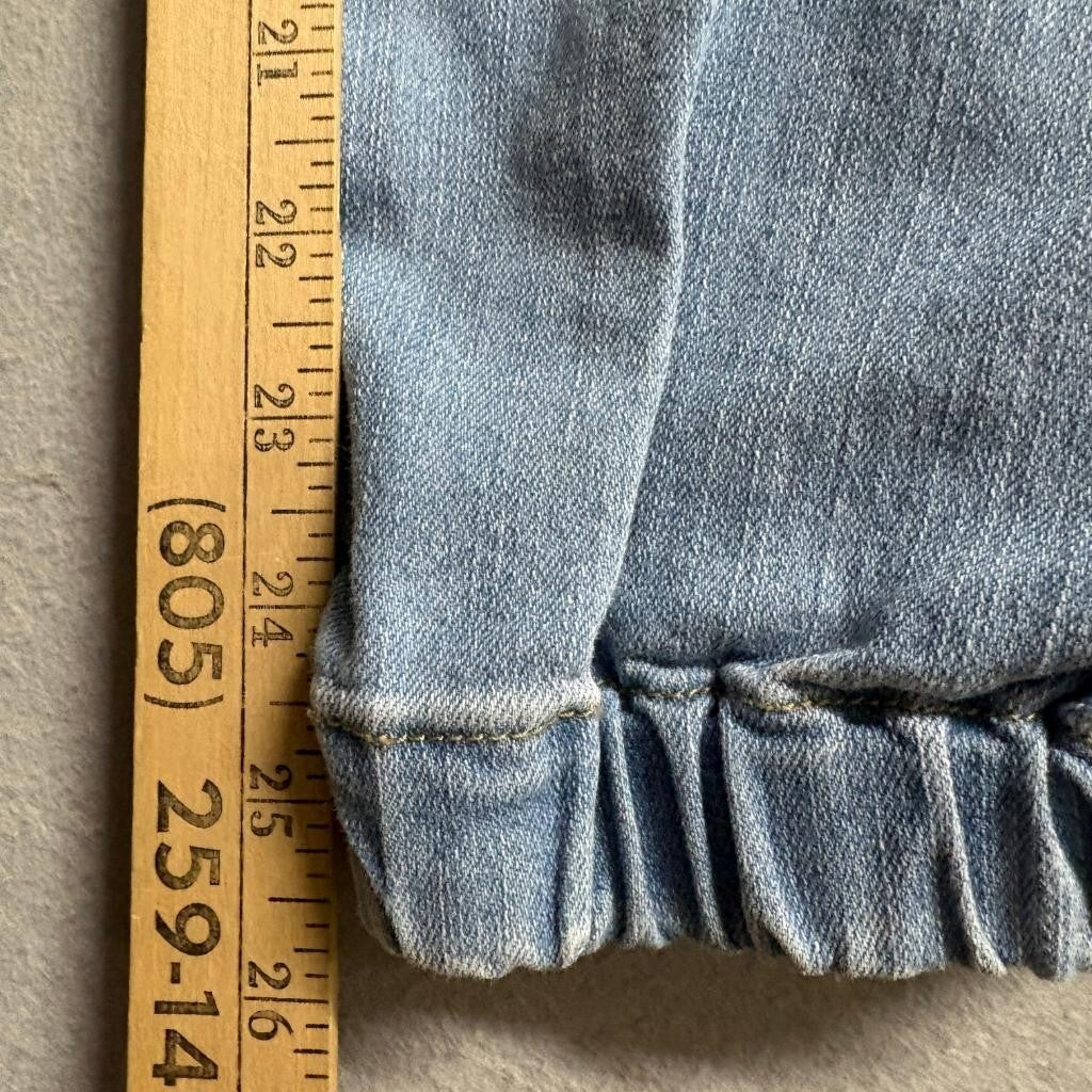 Tinsel Town Denim Joggers Womens Small Blue Stretch Cargo Utility Jeans Pants