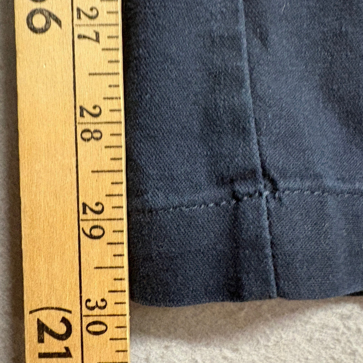 Dickies Flex Mens 32x32 Navy Blue Straight Leg Chino Work Pants WP150DN