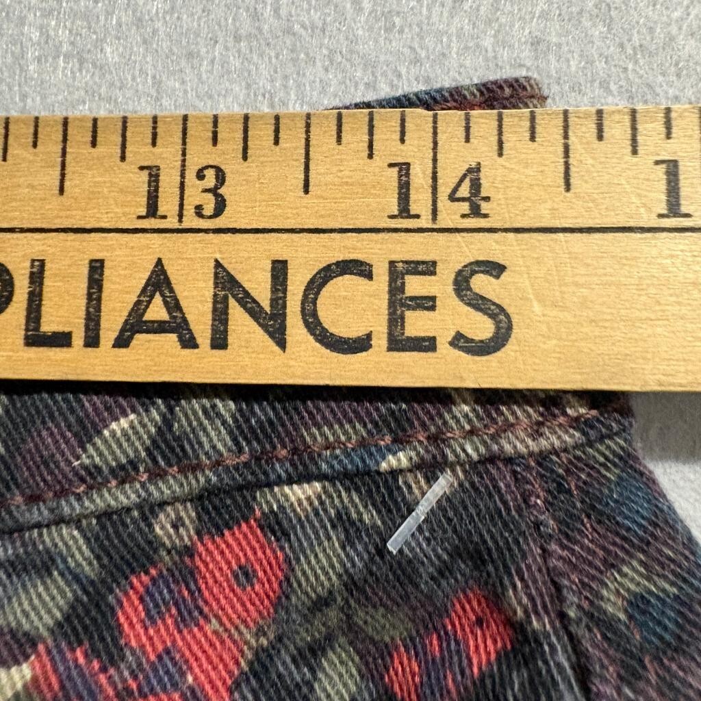 Gloria Vanderbilt Amanda Jeans Womens 4 Average Floral Print Stretch Straight