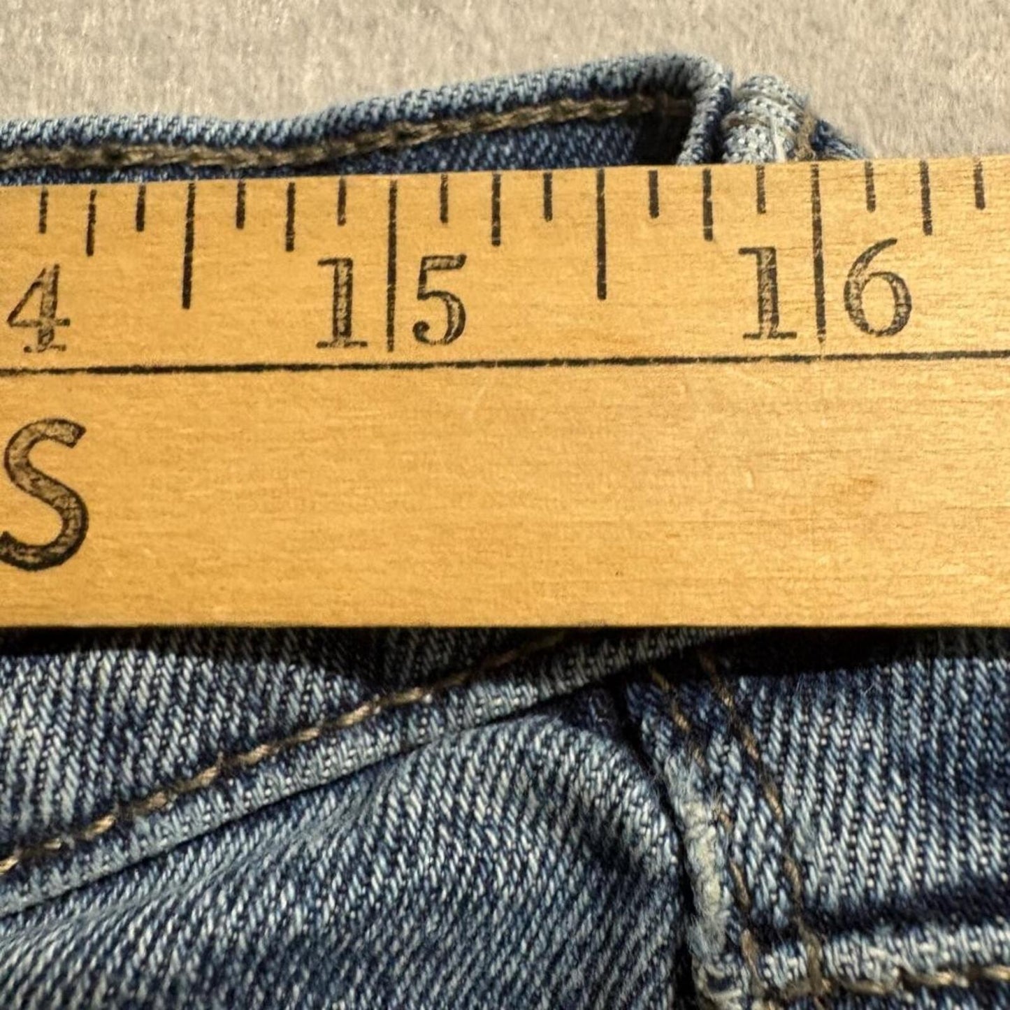 Gloria Vanderbilt Jeans Womens 12 Blue Denim Straight Leg Stretch Mid Rise