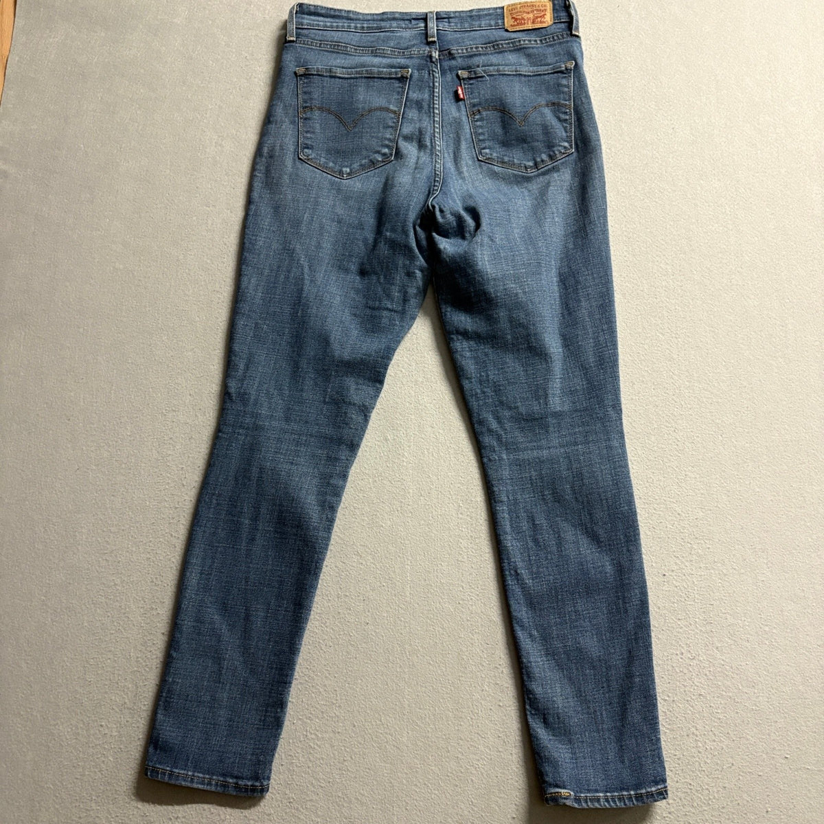 Levi's 721 High Rise Skinny Jeans Womens Size 31 Blue Denim Stretch Pants